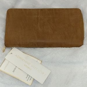 Adrienne Vittadini Brown Suede Wallet